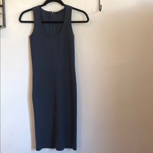 Donna Karen dark blue cashmere dress